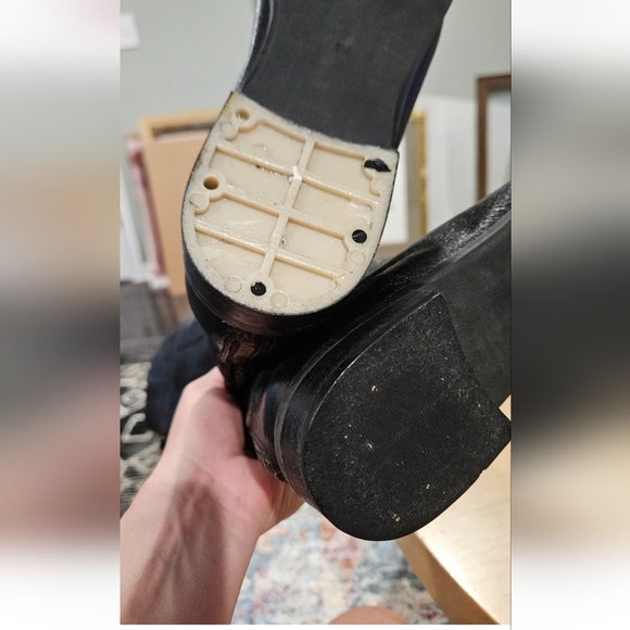 NINE WEST Vintage America Collection Leather Knee High Riding Boots.Black.Sz 8 - Picture 13 of 15